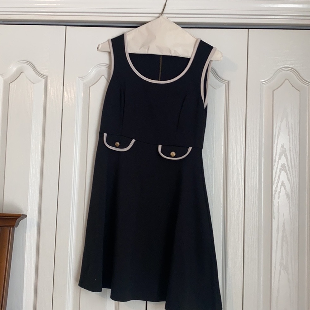 Black and white dress